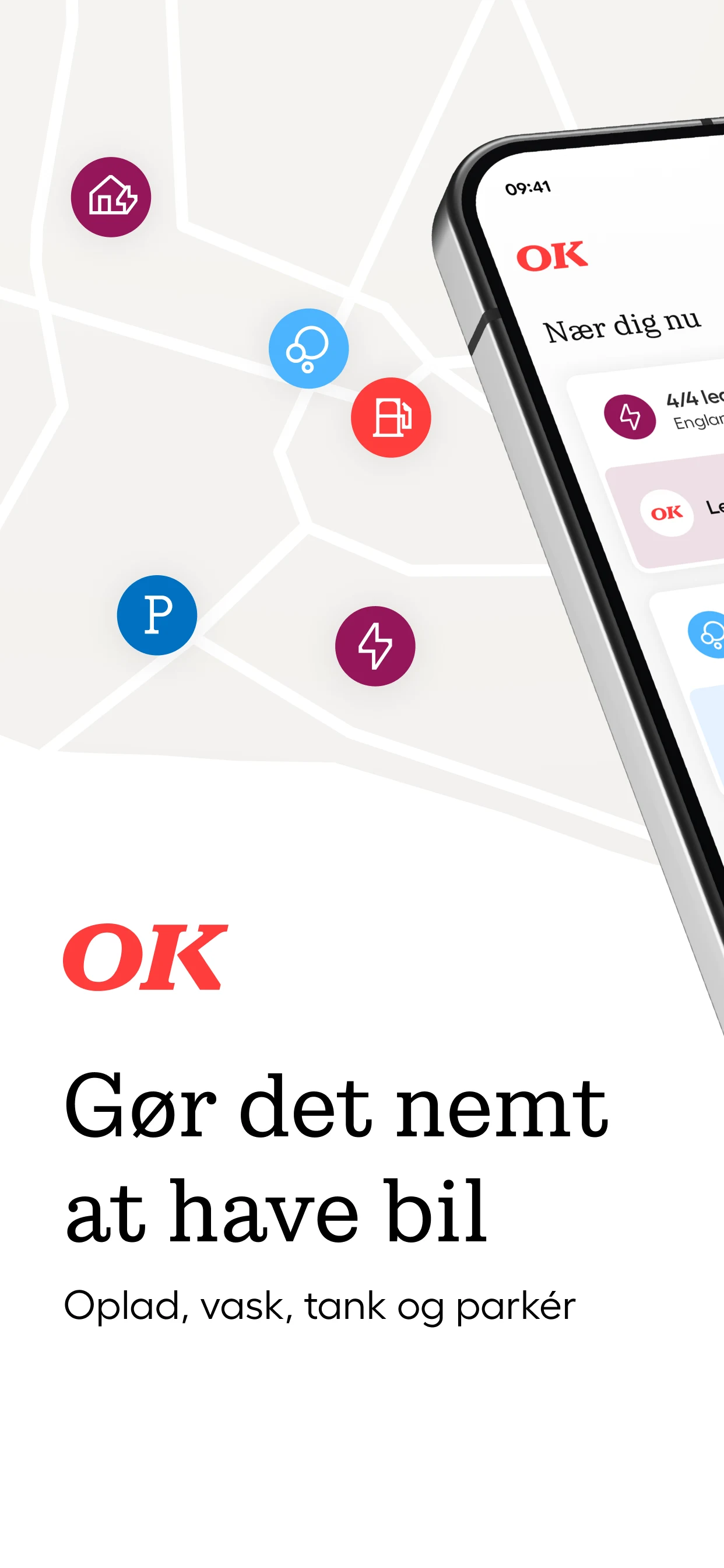 OK: Tank, oplad, vask, parker screenshot